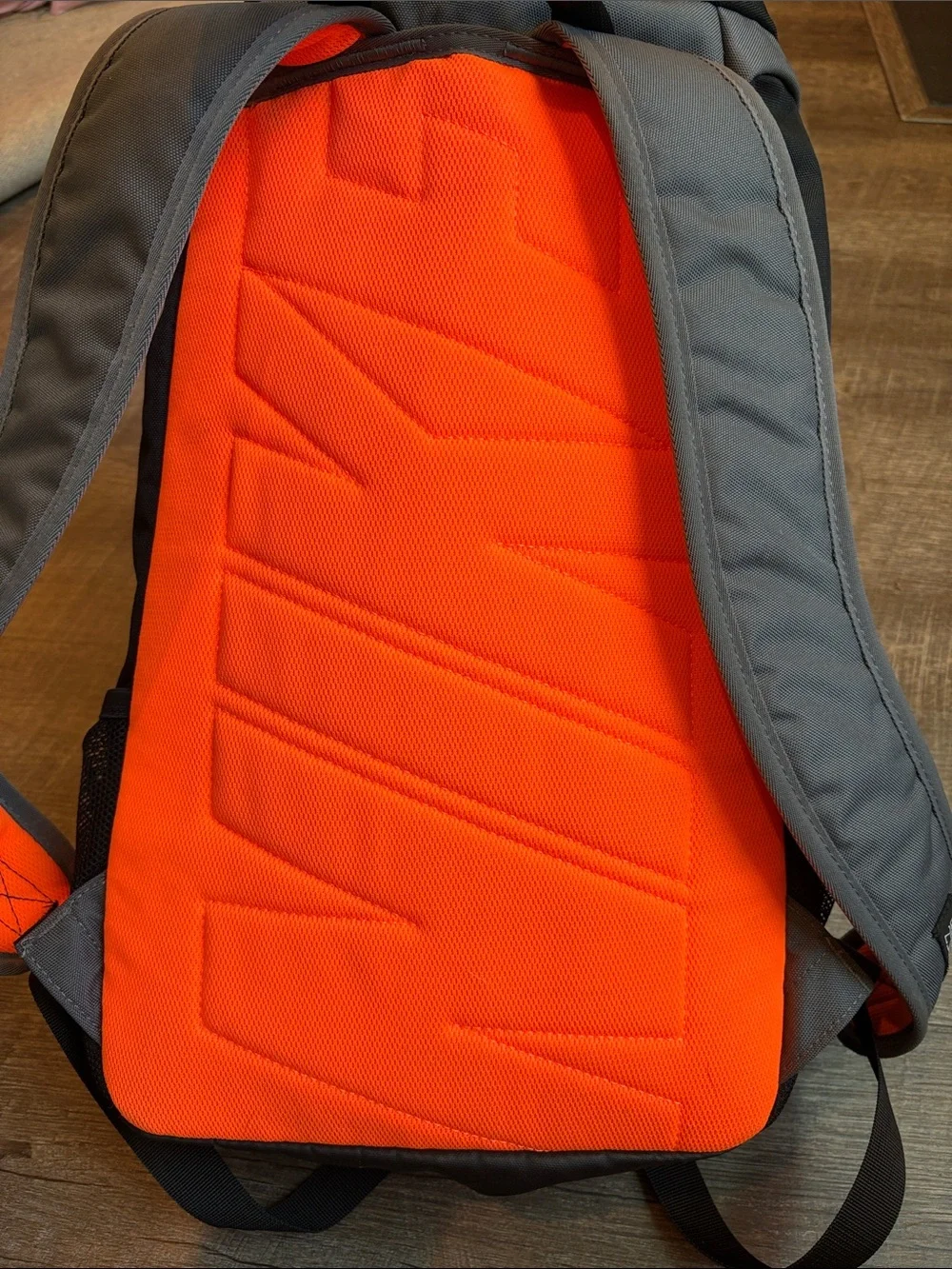 Nike Neymar Shield Soccer Backpack Rucksack Compact 2.0 Gray/Orange
